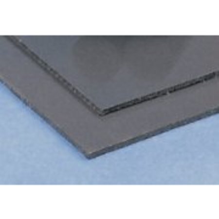 PROFESSIONAL PLASTICS Gray PVC Sheet - Vycom, 0.750 Thick, 48 X 48 SPVCGY.750V-48X48